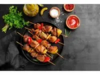 شيش طاووق مع رز صغير