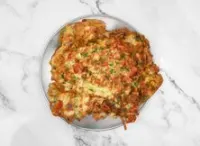 صحن بيض خضار