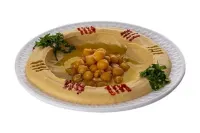 حمص ناعم بالطحينة - صحن كبير