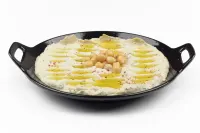 حمص ناعم بالزيت - صحن كبير
