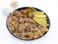 صحن شاورما دجاج ثوميلا