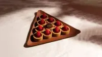 صندوق تشيزكيك ميني بالتوت الأحمر