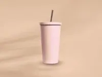 كوب حافظ للبروده بينك (١٦ اونص )