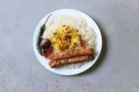 كباب دجاج مع الارز