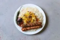 مشكل كباب مع الارز