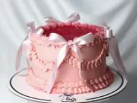 كيك غليتر 6 انش فانيلا