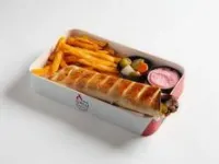 وجبة كباب لحم كبير