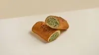 بريتزل جبنة بالسبانخ