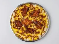 طبق مجبوس لحم وسط