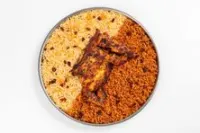 نص فحم مع رز