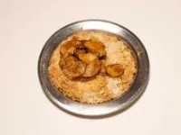 نصف دجاج مقلوب بخار