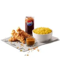 وجبة الأرز و قطع الستربس - وسط
