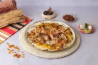 نص حبة دجاج مظبي
