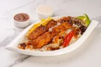 سمك فيليه مشوي مع رز بشاوري